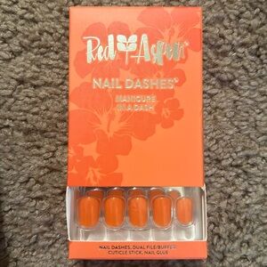 Red aspen nail dash - more coral than the photo